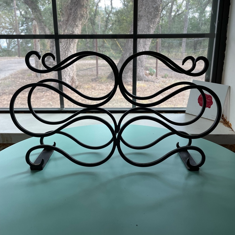 Pottery Barn Iron wine rack